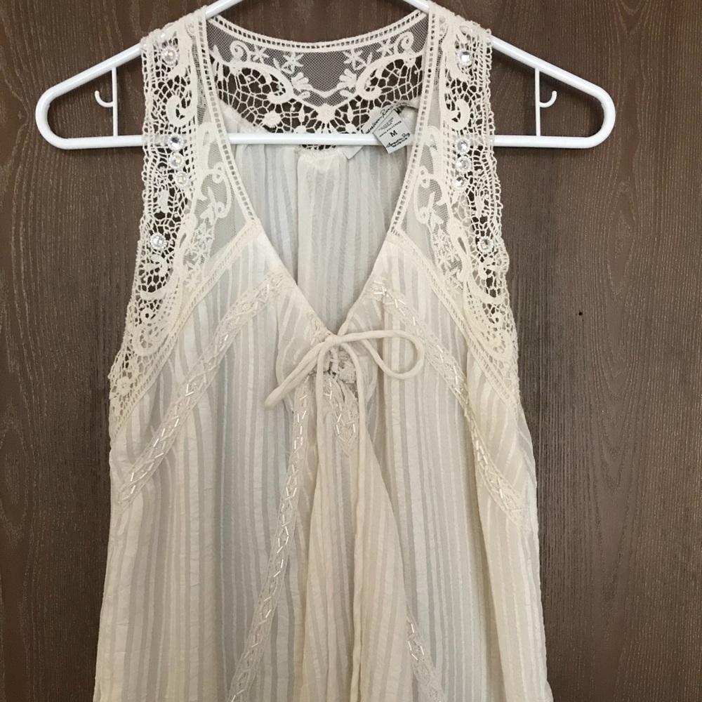 American Rag beige top